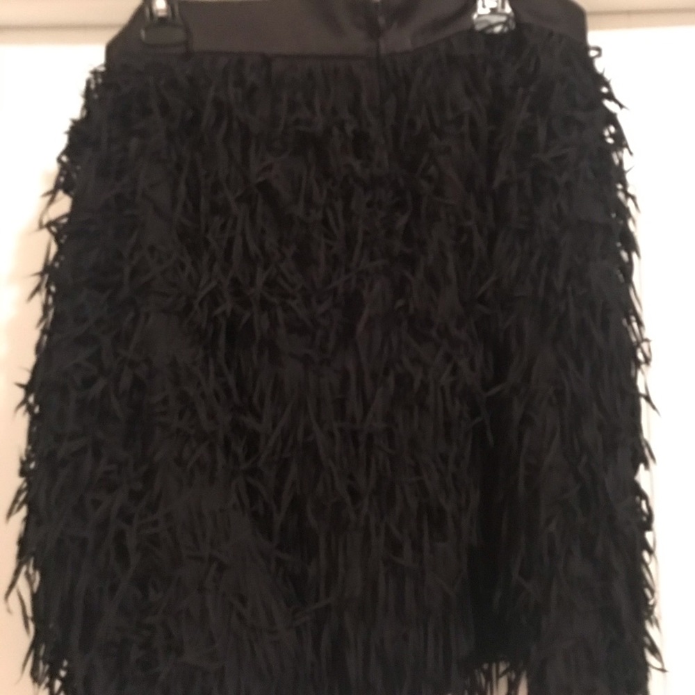 Torrid Fringed Black Skirt